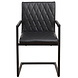 Industrial Dining Chair Rambo Black with arm Industrial Dining Chair Rambo Black with arm