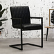 Industrial Dining Chair Rambo Black with arm Industrial Dining Chair Rambo Black with arm