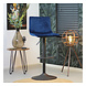 Velvet bar stool Frankie Blue height adjustable Velvet bar stool Frankie Blue height adjustable