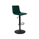 Velvet bar stool Frankie Green height adjustable Velvet bar stool Frankie Green height adjustable
