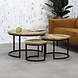 Industrial Coffee Table Capella (Set of 3) Industrial Coffee Table Capella (Set of 3)