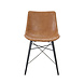 Industrial Dining Chair Lauren Cognac Industrial Dining Chair Lauren Cognac