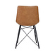 Industrial Dining Chair Lauren Cognac Industrial Dining Chair Lauren Cognac