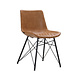 Industrial Dining Chair Lauren Cognac Industrial Dining Chair Lauren Cognac