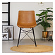 Industrial Dining Chair Lauren Cognac Industrial Dining Chair Lauren Cognac