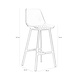 Industrial Bar Stool Lauren Anthracite Industrial Bar Stool Lauren Anthracite