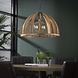 Retro Ceiling Light Silberston Solid Mango Wood Retro Ceiling Light Silberston Solid Mango Wood