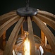 Retro Ceiling Light Silberston Solid Mango Wood Retro Ceiling Light Silberston Solid Mango Wood