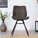 Industrial Dining Chair Barrel Anthracite Eco-Leather Industrial Dining Chair Barrel Anthracite Eco-Leather