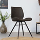 Industrial Dining Chair Barrel Anthracite Eco-Leather Industrial Dining Chair Barrel Anthracite Eco-Leather