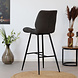 Bar Stool Morris Anthracite Industrial Design Bar Stool Morris Anthracite Industrial Design