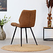 Industrial Dining Chair Morris Cognac Industrial Dining Chair Morris Cognac