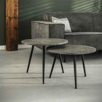 Industrial Coffee table Ripley (set of 2)