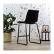 Industrial Bar Stool Ryan Black Industrial Bar Stool Ryan Black