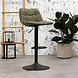 Industrial Bar Stool Ezra Green microfiber Industrial Bar Stool Ezra Green microfiber