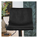 Velvet bar stool Frankie Black height adjustable Velvet bar stool Frankie Black height adjustable