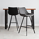 Industrial Bar Stool Bowie Anthracite Industrial Bar Stool Bowie Anthracite