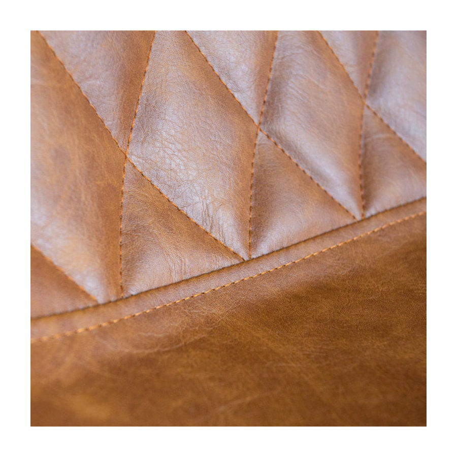 Industrial Bar Stool Bowie Cognac Furnwise