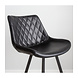 Industrial Bar Stool Bowie Black Industrial Bar Stool Bowie Black