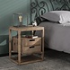 Bedside table Ipswich Solid Mango Wood 2d Bedside table Ipswich Solid Mango Wood 2d