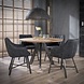 Industrial Dining Chair Witham Black Industrial Dining Chair Witham Black