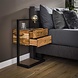 Industrial Bedside Table Snitterby Industrial Bedside Table Snitterby