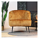 Velvet armchair Billy Yellow Velvet armchair Billy Yellow