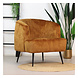 Velvet armchair Billy Yellow Velvet armchair Billy Yellow