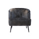Velvet armchair Billy Anthracite Velvet armchair Billy Anthracite
