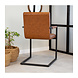 Industrial Dining Chair Kubis Cognac Industrial Dining Chair Kubis Cognac