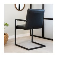Industrial Dining Chair Kubis Black