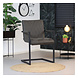 Leather Dining Chair Diamond Anthracite Leather Dining Chair Diamond Anthracite