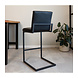 Industrial Bar Stool Kubis Black Industrial Bar Stool Kubis Black