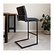 Industrial Bar Stool Kubis Black Industrial Bar Stool Kubis Black