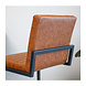 Industrial Bar Stool Kubis Cognac Industrial Bar Stool Kubis Cognac