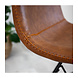 Industrial dining chair Jace Cognac Industrial dining chair Jace Cognac