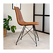 Industrial dining chair Jace Cognac Industrial dining chair Jace Cognac