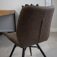 Industrial Dining Chair Barron Taupe