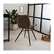 Industrial Dining Chair Barron Taupe Industrial Dining Chair Barron Taupe