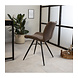 Industrial Dining Chair Barron Taupe Industrial Dining Chair Barron Taupe
