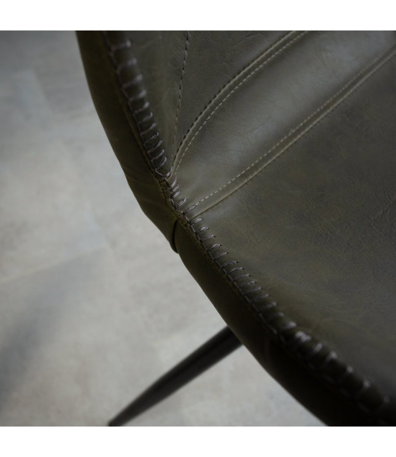 Industrial Dining Chair Barron Green Furnwise