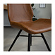 Industrial Dining Chair Barron Cognac Industrial Dining Chair Barron Cognac