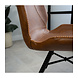 Industrial Dining Chair Barron Cognac Industrial Dining Chair Barron Cognac