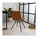Industrial Dining Chair Barron Cognac Industrial Dining Chair Barron Cognac