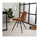 Industrial Dining Chair Barron Cognac Industrial Dining Chair Barron Cognac