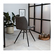 Industrial Dining Chair Barron Anthracite Industrial Dining Chair Barron Anthracite