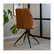 Industrial Dining Chair Grayson Cognac Industrial Dining Chair Grayson Cognac