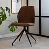 Industrial Dining Chair Grayson Brown
