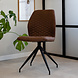 Industrial Dining Chair Grayson Brown Industrial Dining Chair Grayson Brown
