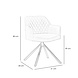 Industrial Dining Chair Dex Cognac Eco-Leather Industrial Dining Chair Dex Cognac Eco-Leather